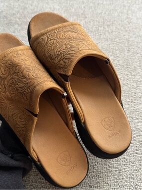 Ariat leather BRIDGEPORT LIGHT BROWN SANDAL